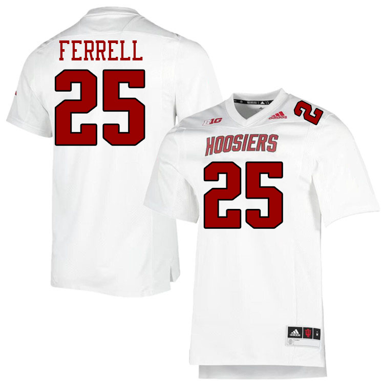 #25 Amare Ferrell Indiana Hoosiers Football Jeresys College Apparels,Uniforms Stitched-Throwback Whi